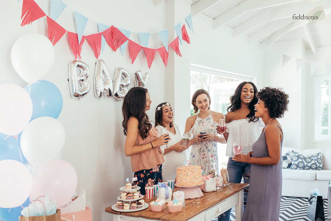 A group of ladies in baby shower party