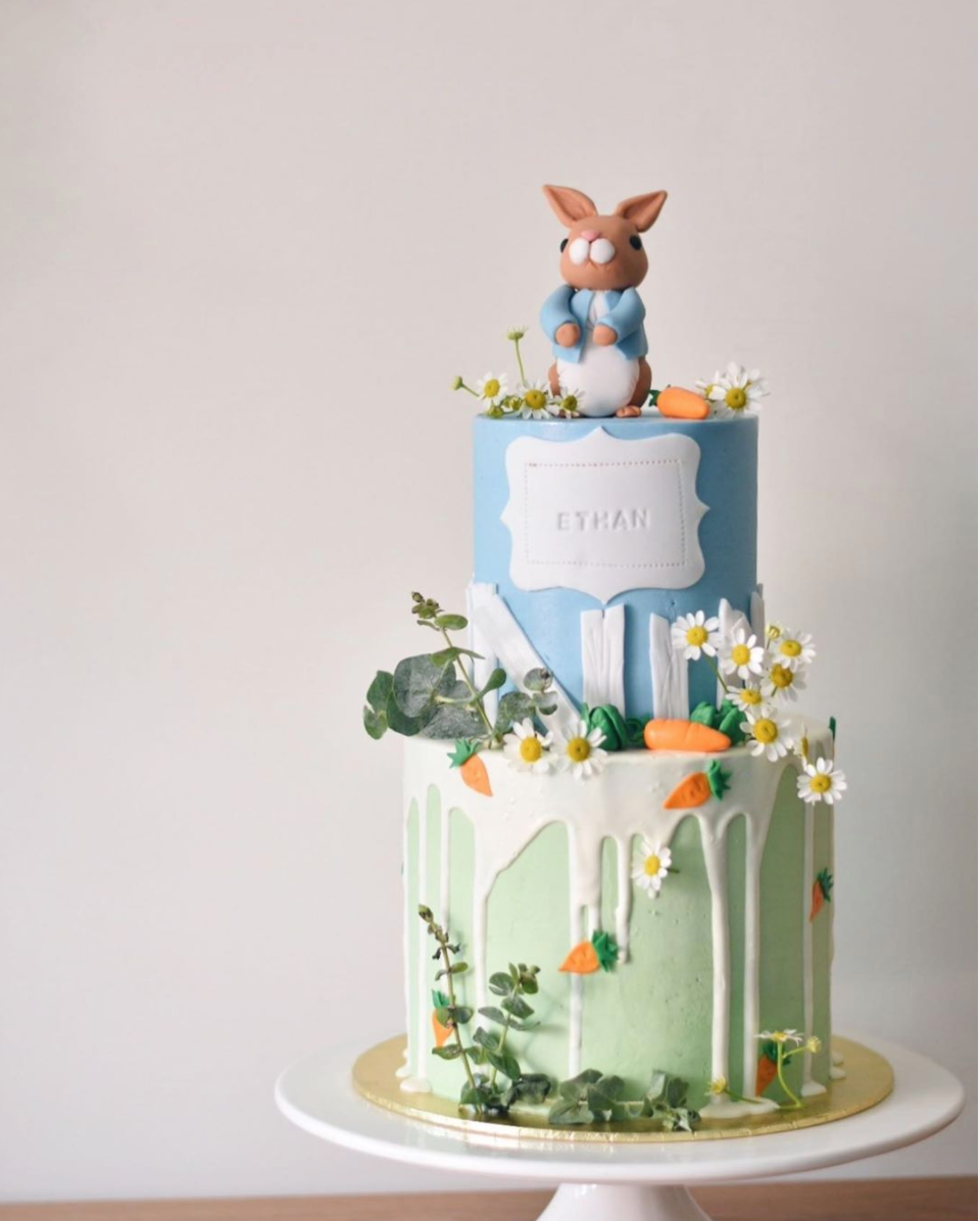 Totoro Garden Cake