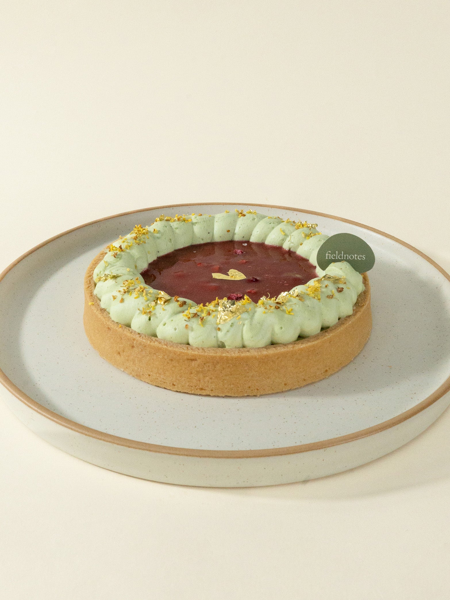 Pistachio raspberry tart for islandwide delivery in Singapore