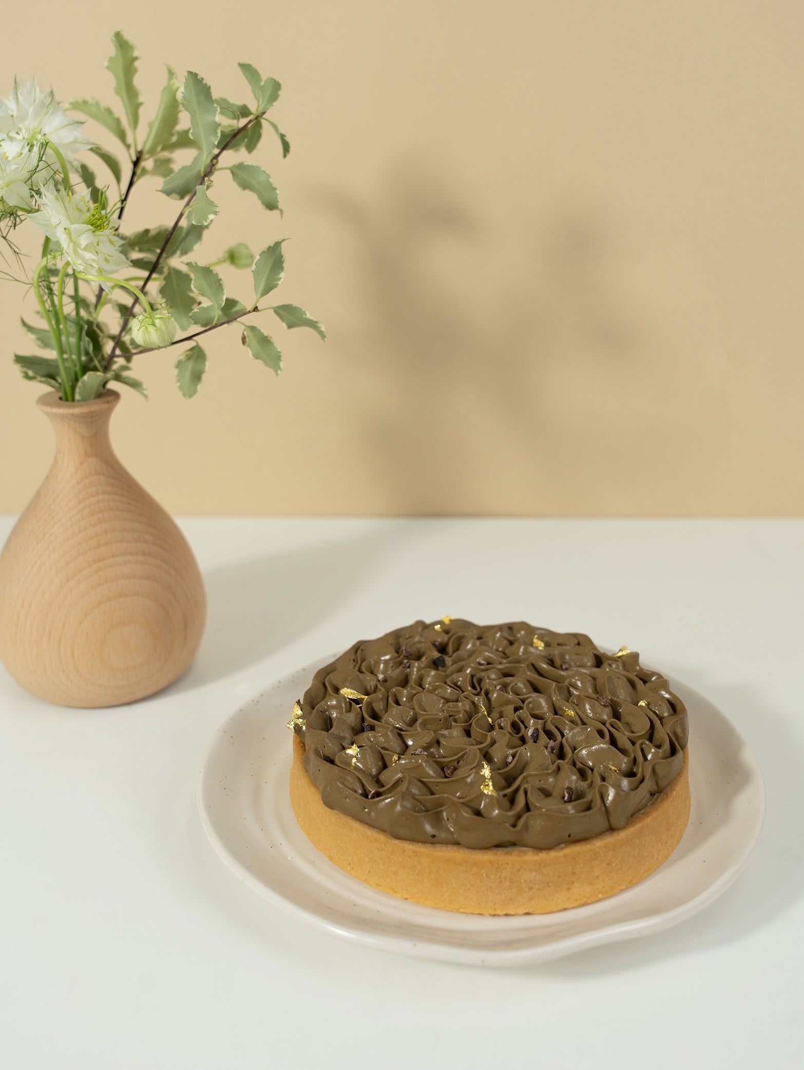 Kyoto Hōjicha Tart (Whole 15CM)
