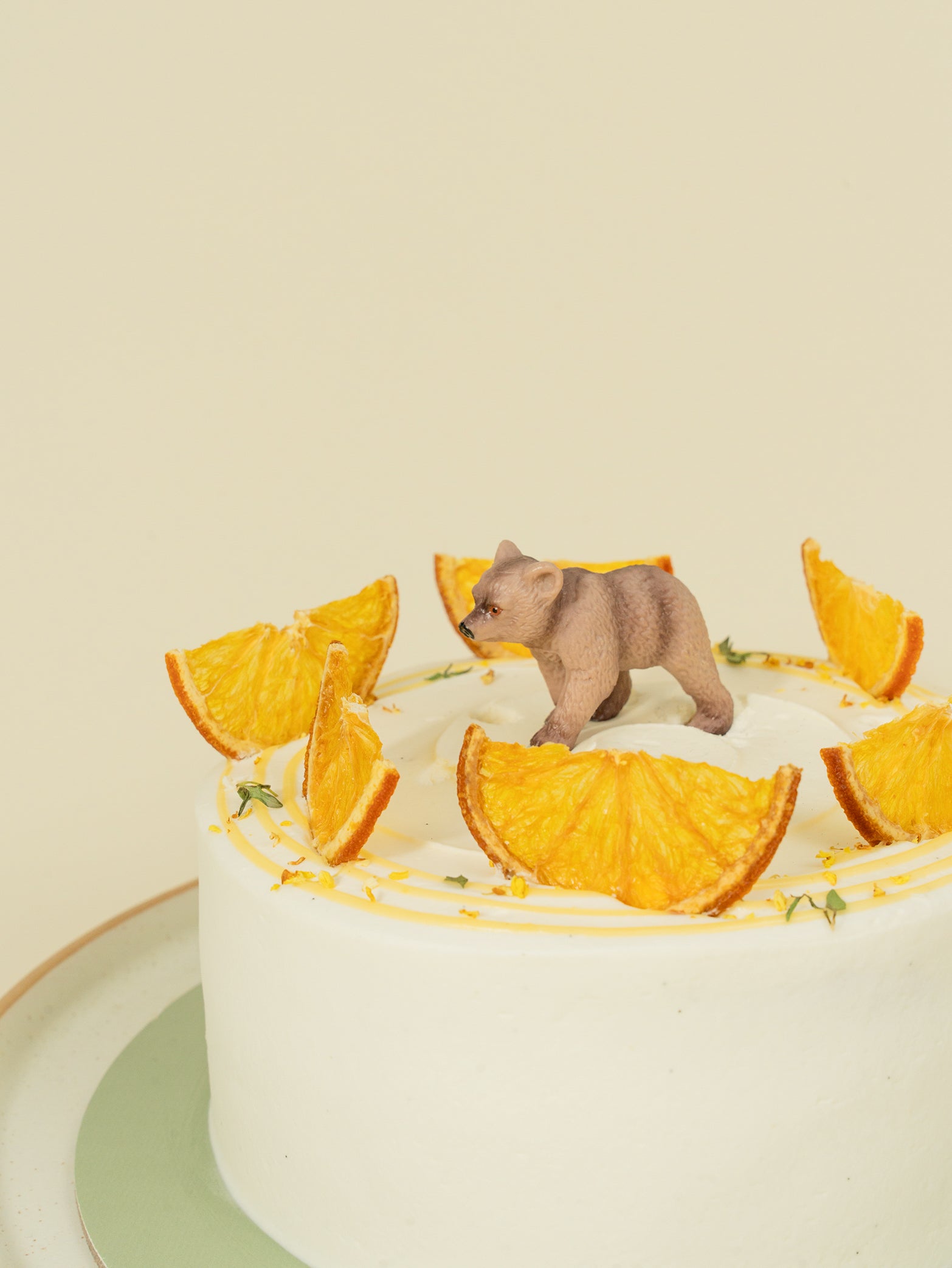 Minimalistic Toy Animal Cake Topper