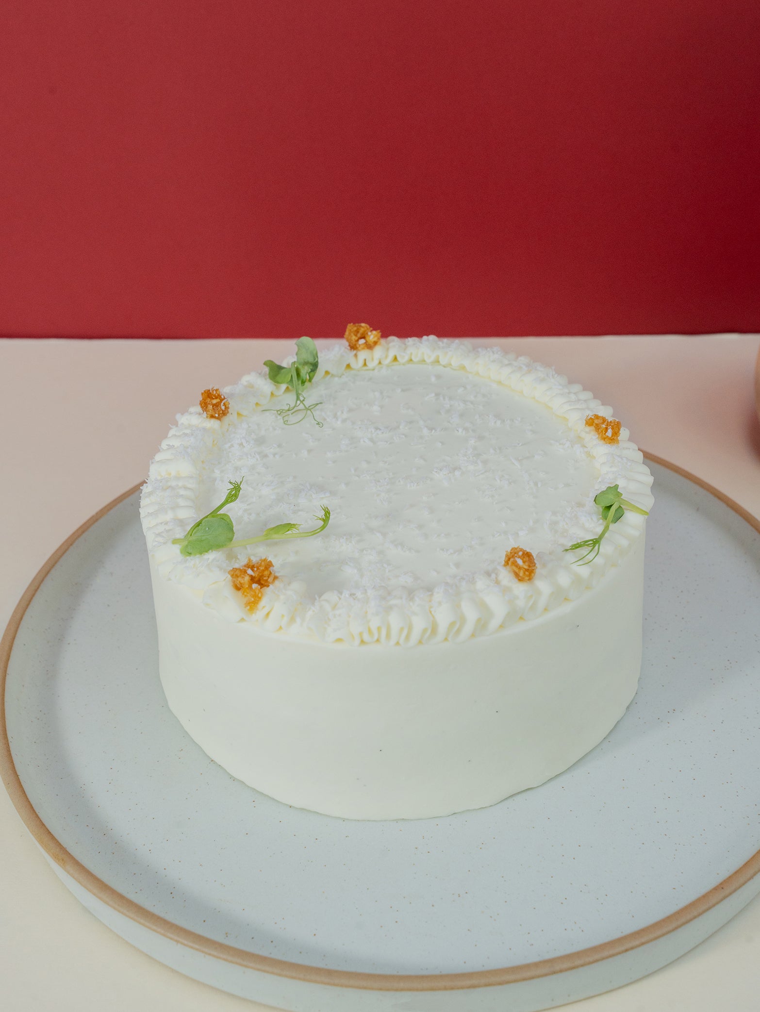 Delicious pandan coconut ondeh ondeh cake made with pandan and coconut, order online for Singapore delivery