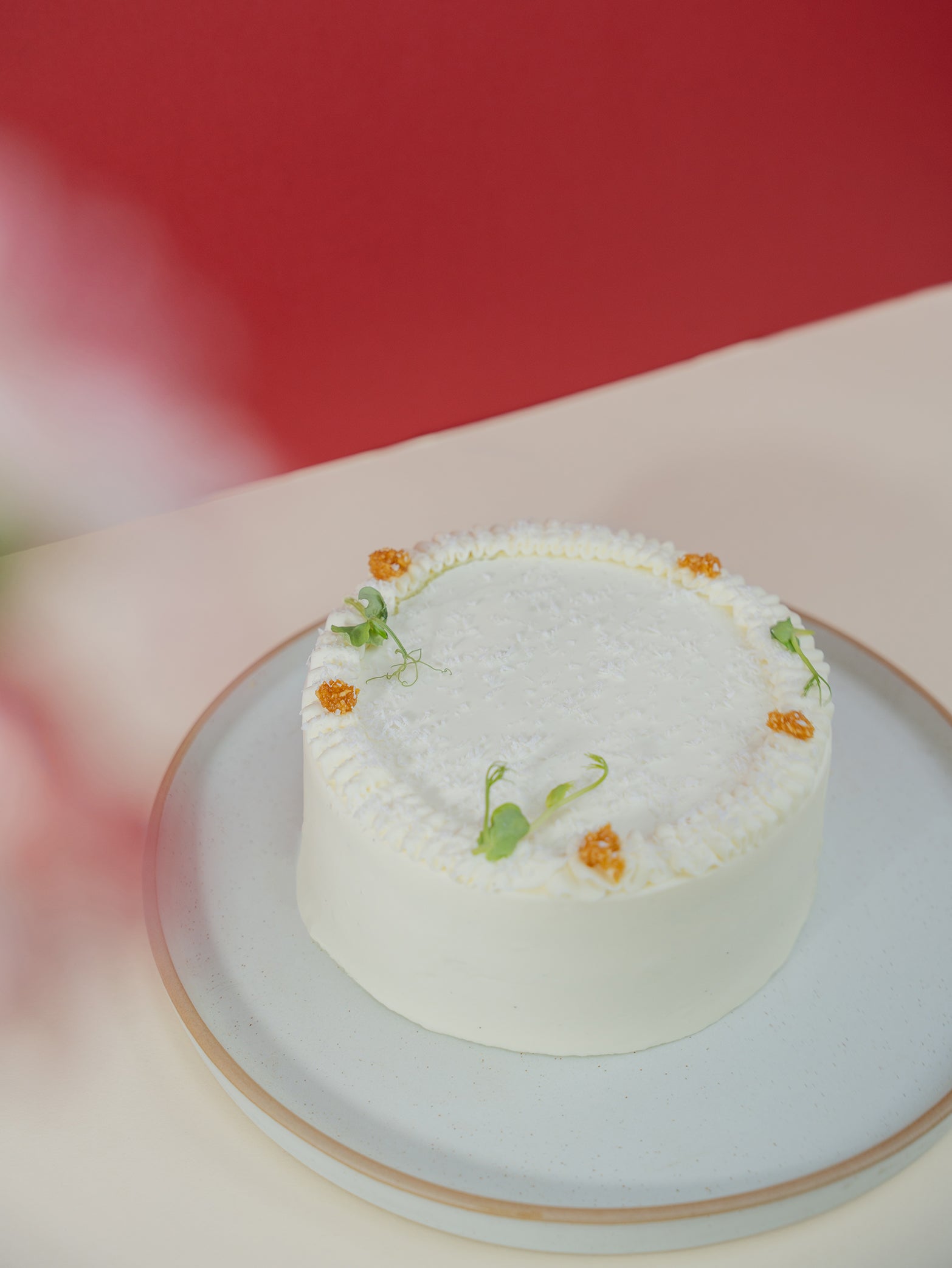Delicious pandan coconut ondeh ondeh cake made with pandan and coconut, order online for Singapore delivery