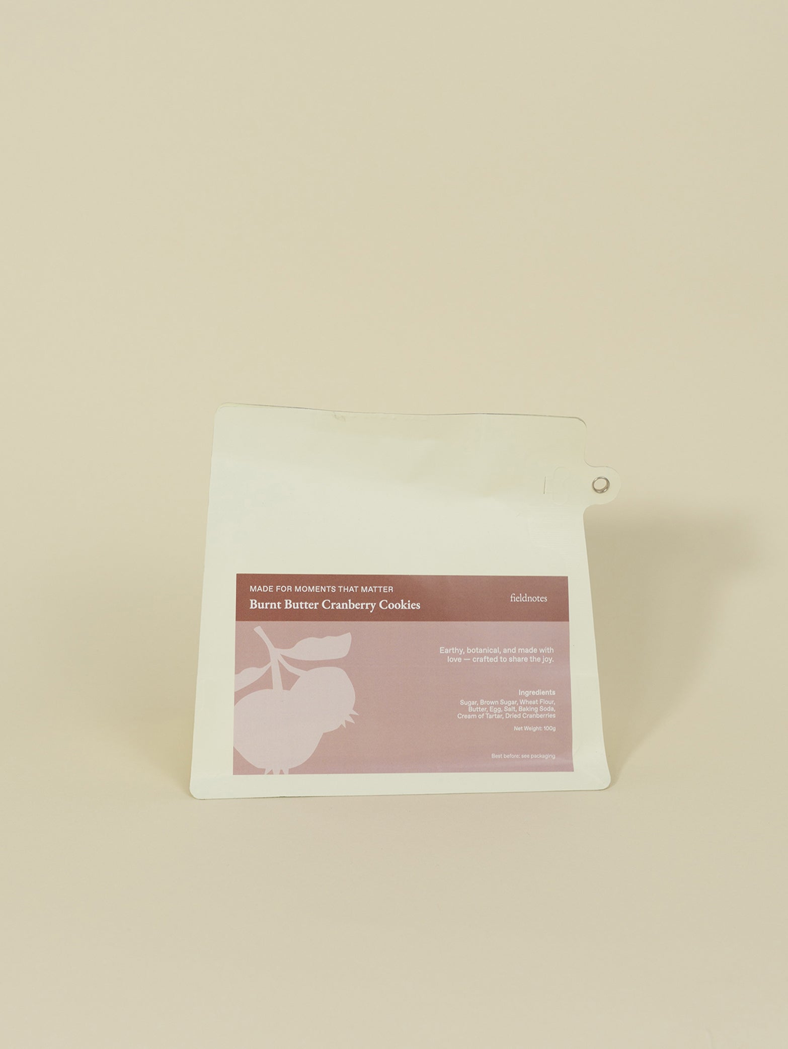 Burnt Butter Cranberry Cookies (Cream Pouch)