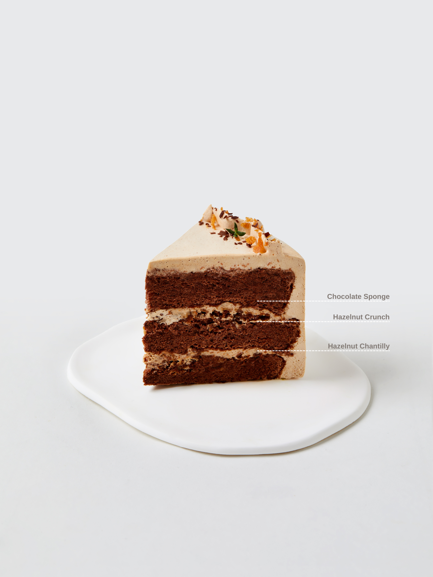 Chocolate Hazelnut Praline Fresh Cream Cake | Fieldnotes Singapore