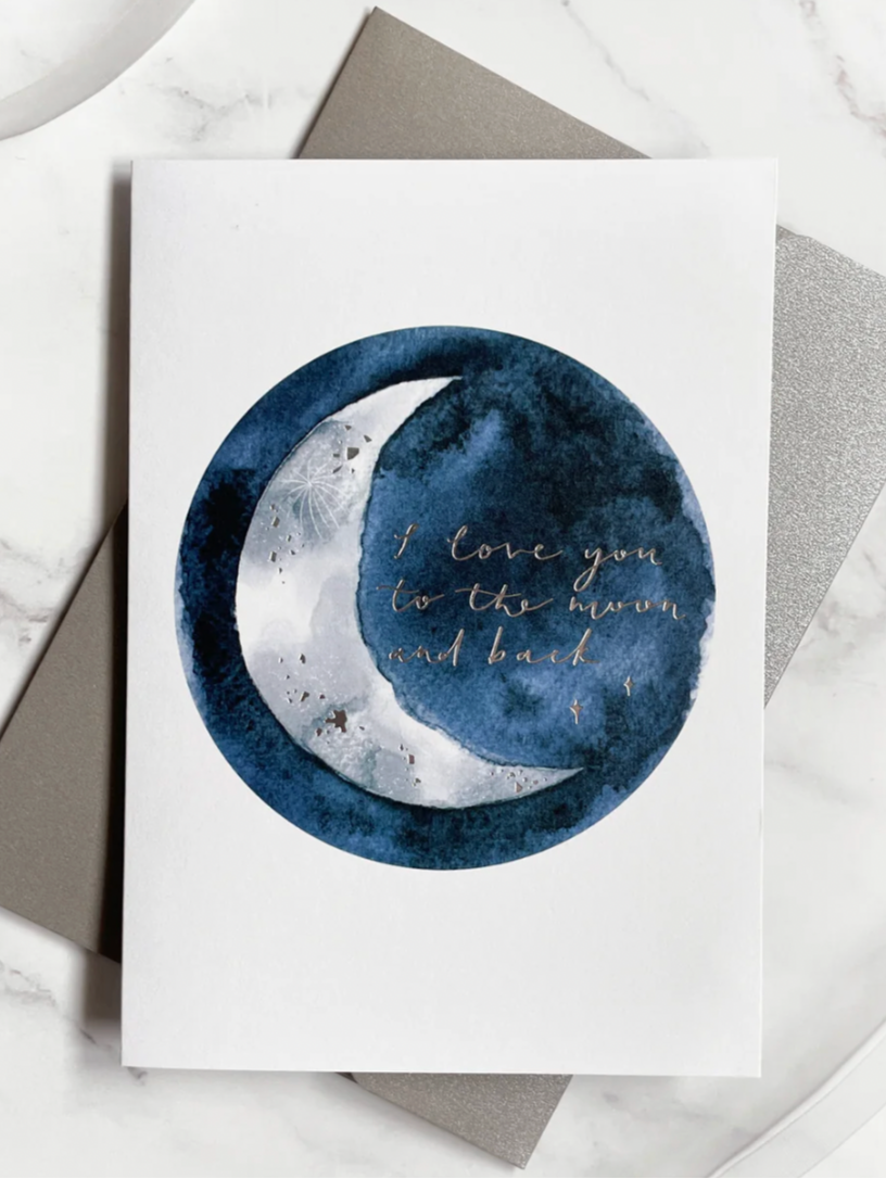 Love You to the Moon and Back Card