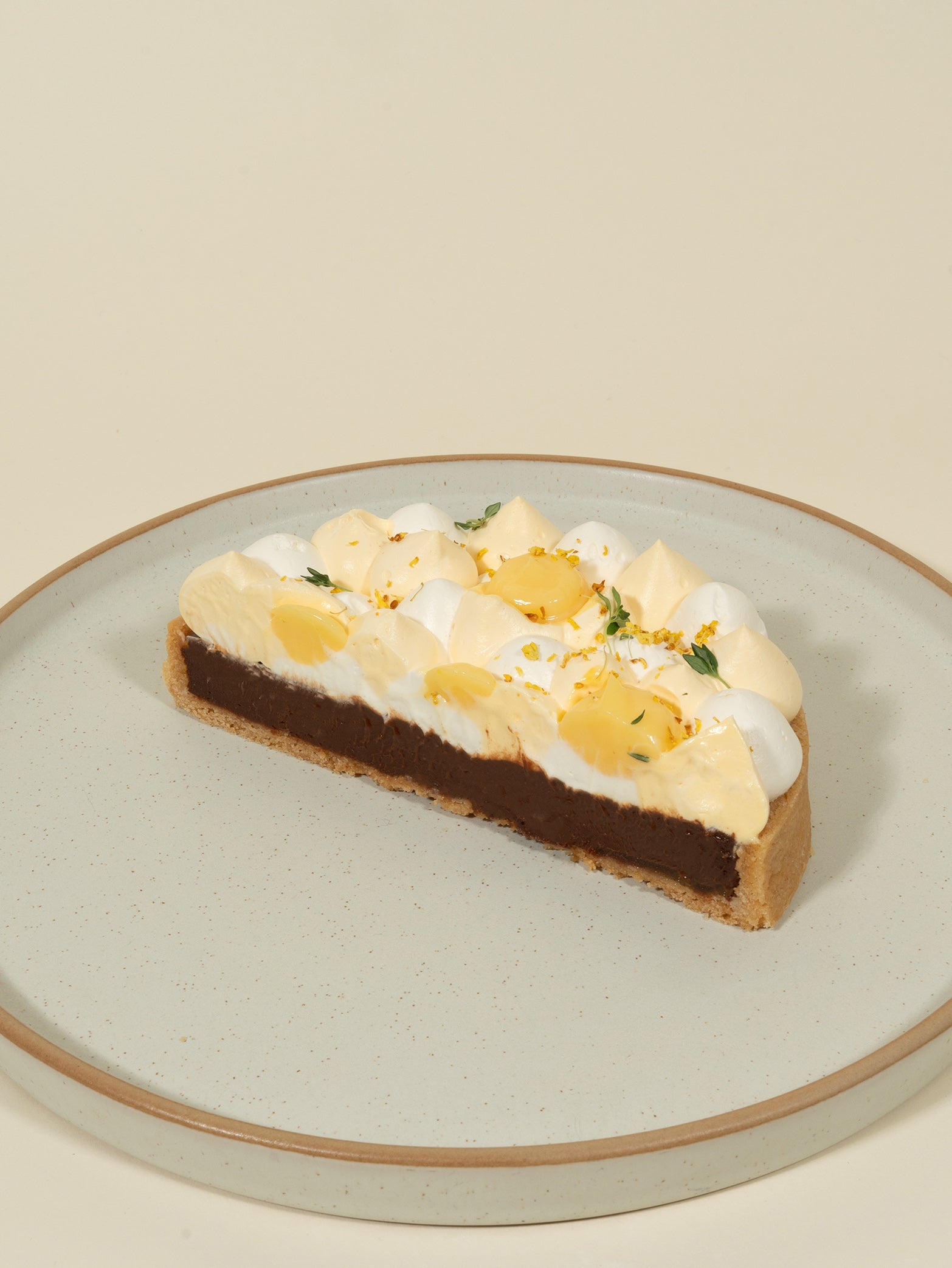 Chocolate Yuzu Tart