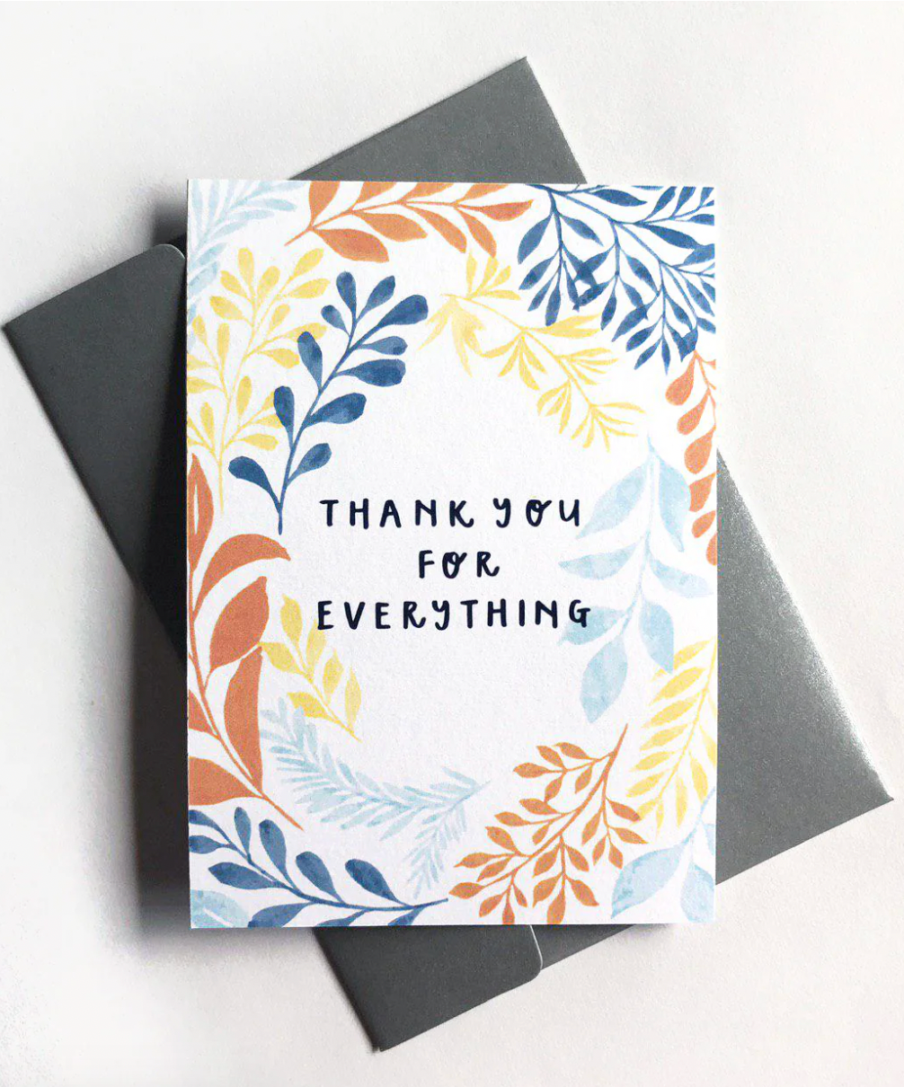 Thank You for Everything Card