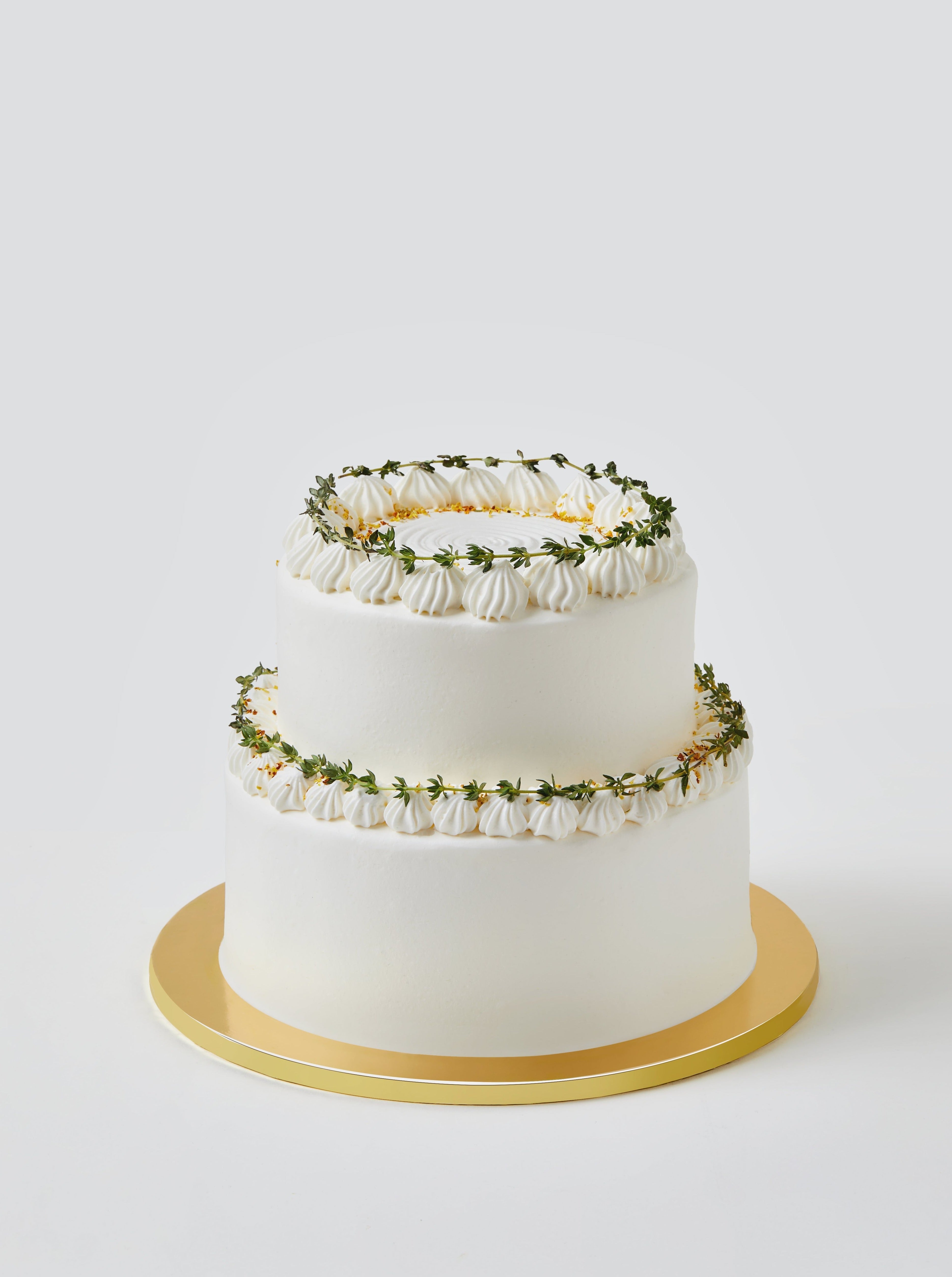 Passionfruit Jasmine Two Tier Cake