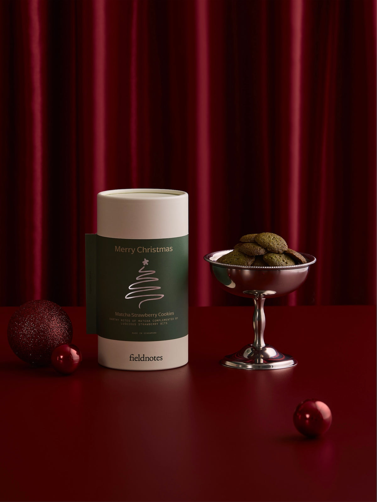 Matcha Strawberry Cookies | Christmas Exclusive