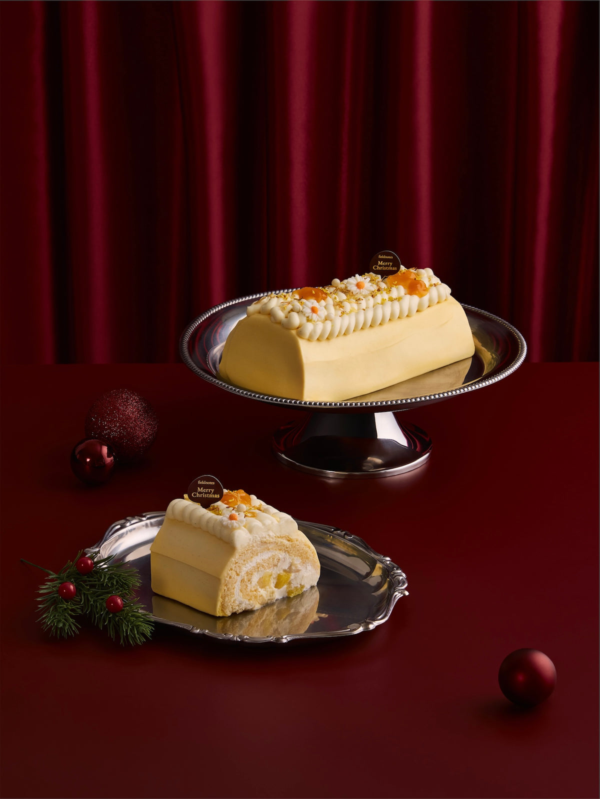 Mango Yuzu Log Cake | Christmas Exclusive