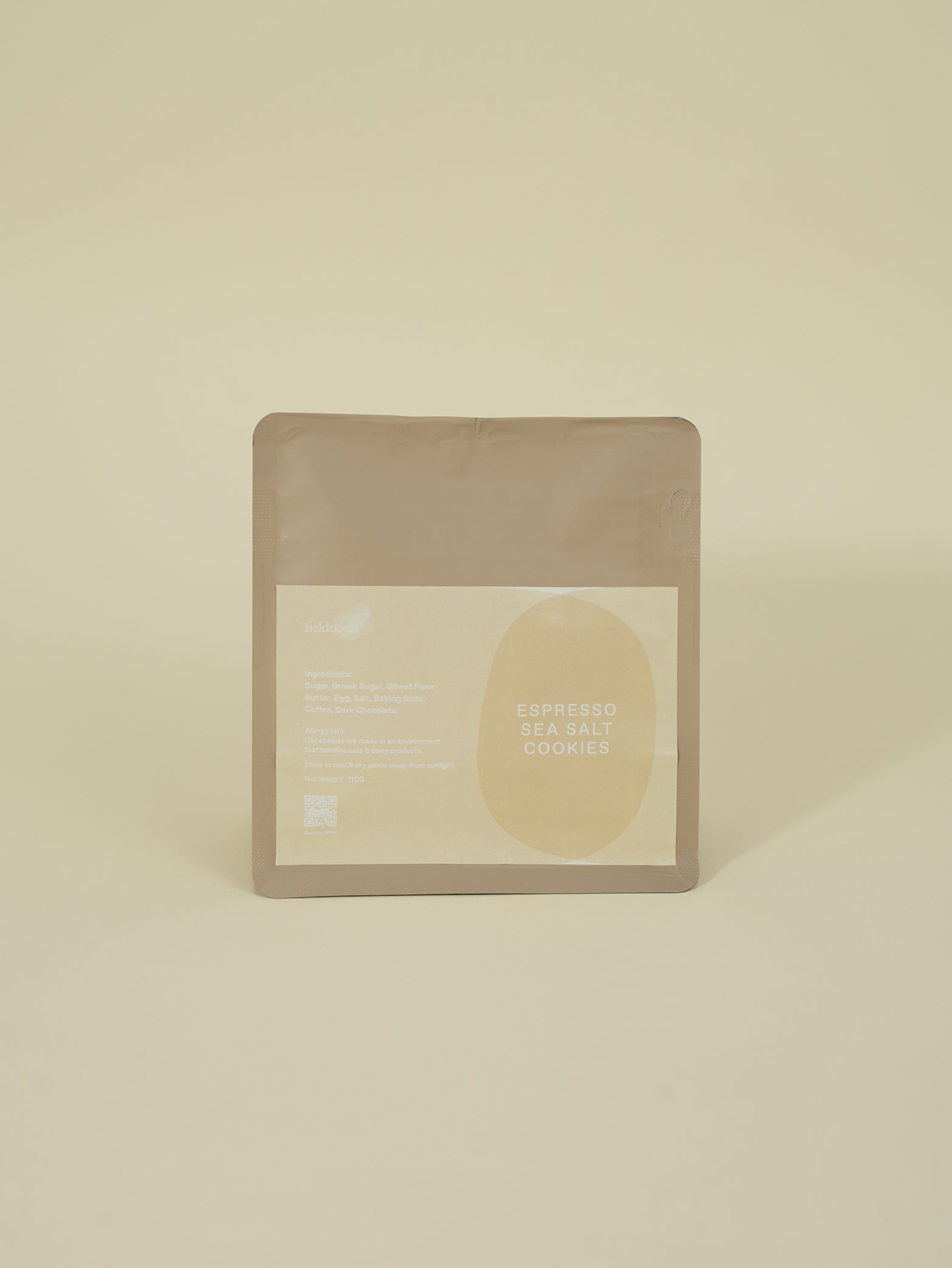 Packaged espresso coffee sea salt cookies for gifting available for online delivery in Singapore