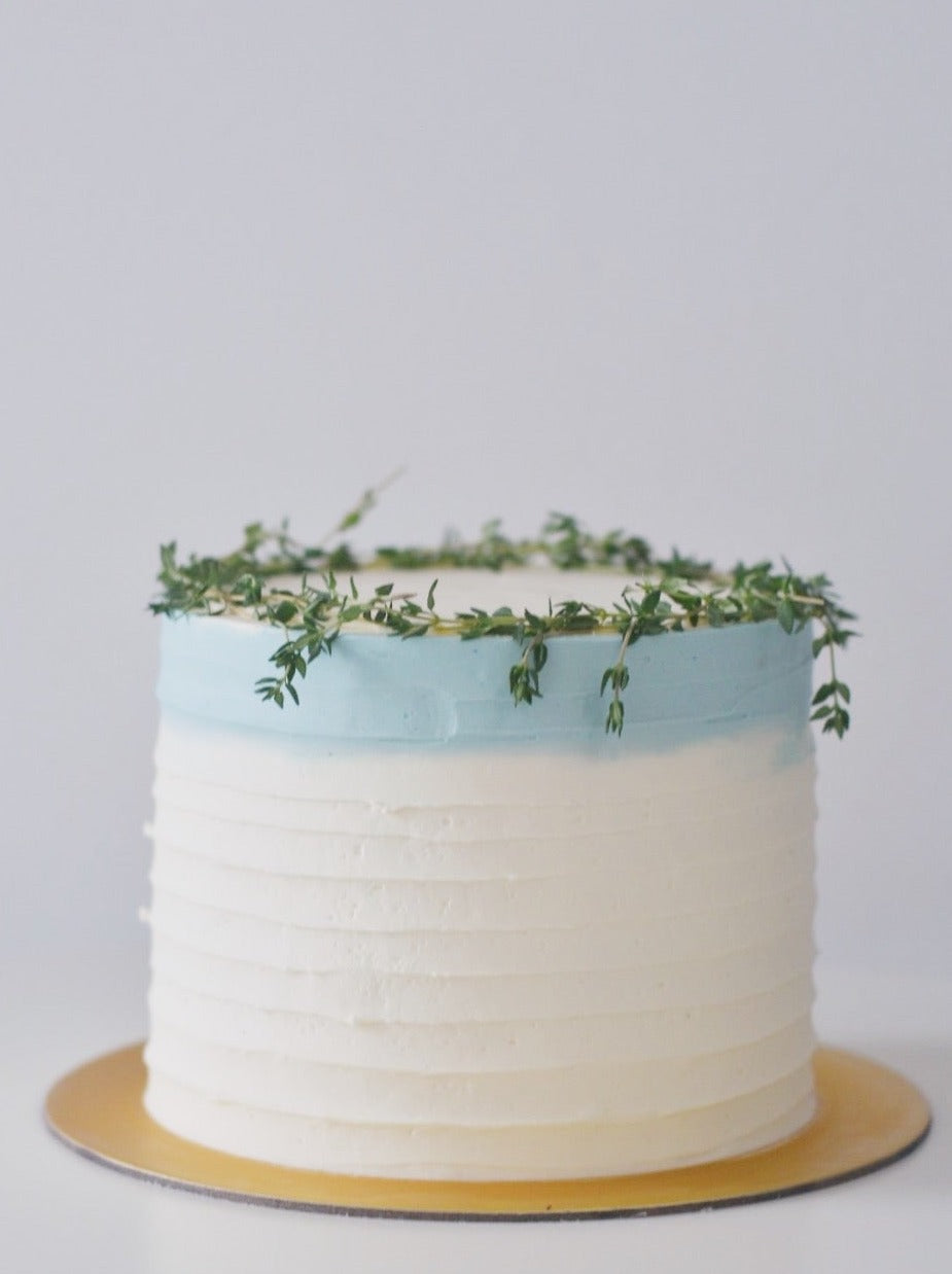 Online Thyme Wreath Cake (Blue) | Cakes. Sweets. Dessert Bars- Zee & Elle