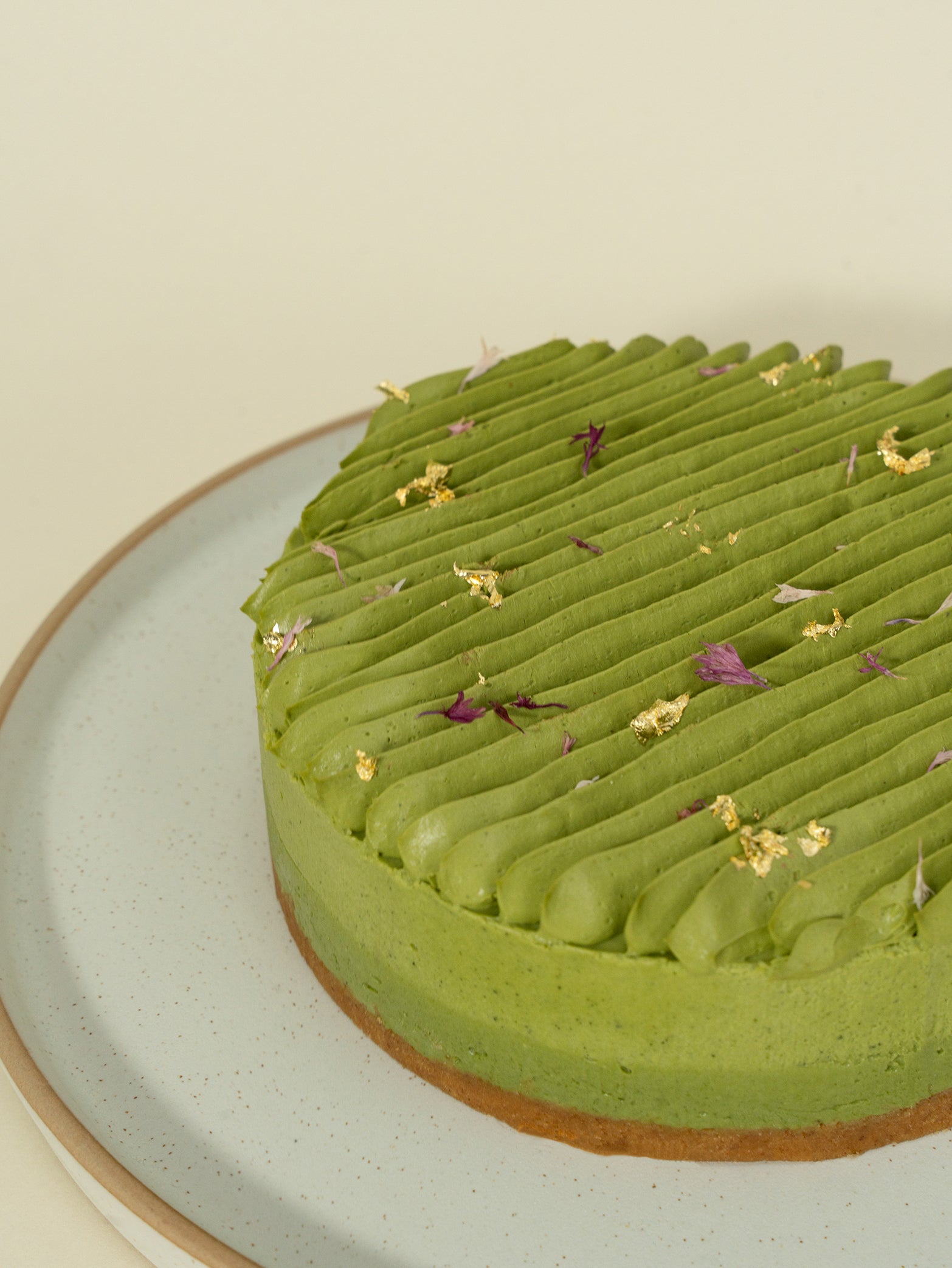 Uji matcha creamy cheesecake, available for online order for delivery in Singapore
