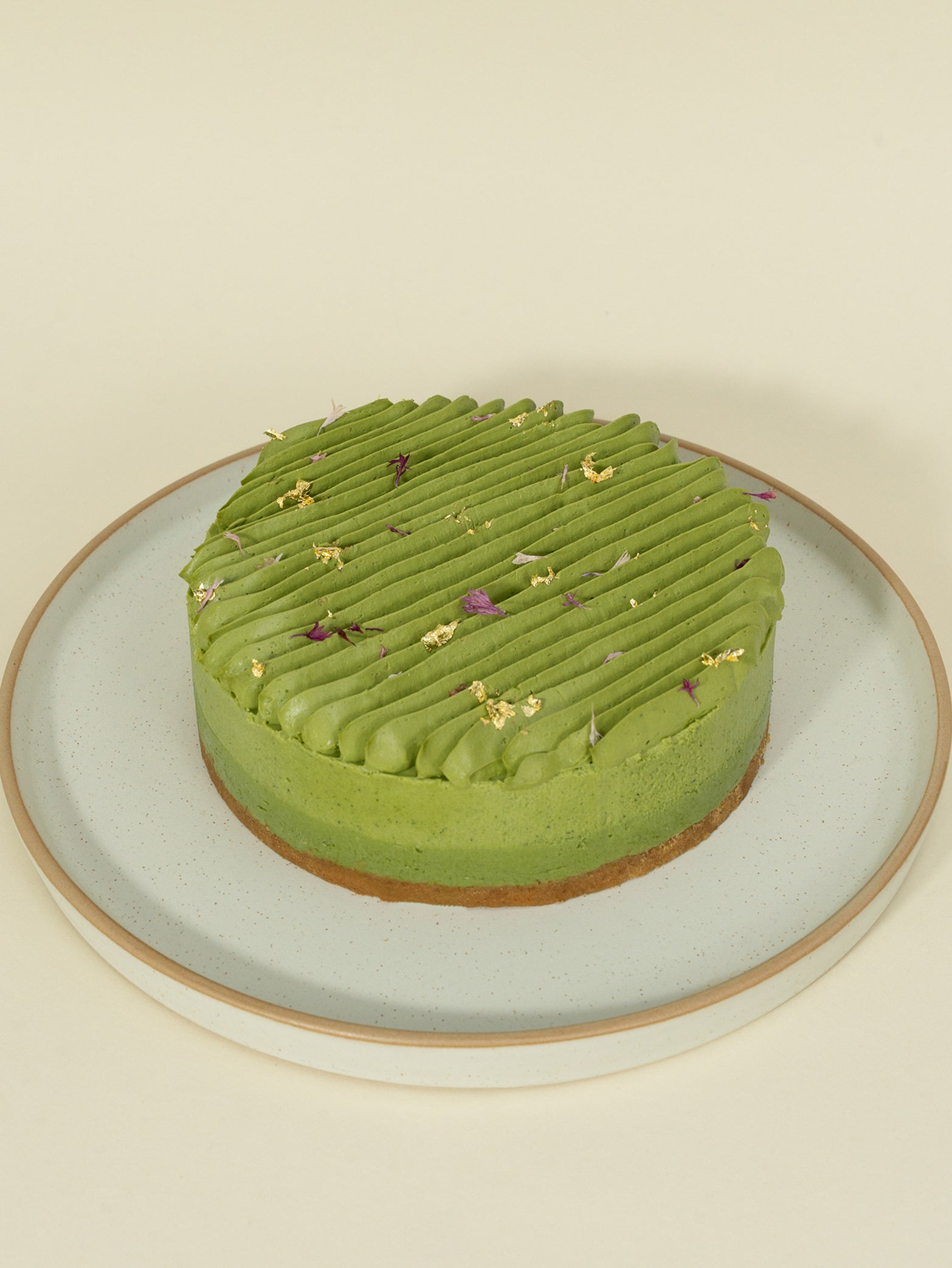Uji matcha creamy cheesecake, available for online order for delivery in Singapore