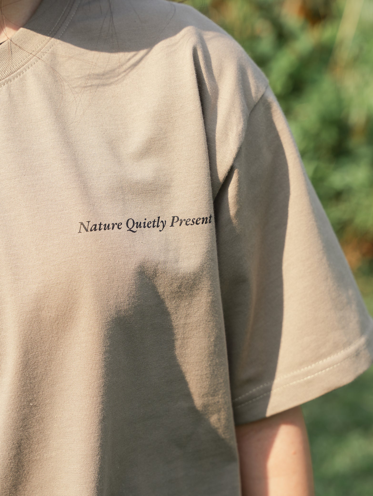 Nature Quietly Present Oversized T-Shirt | Anniversary Exclusive