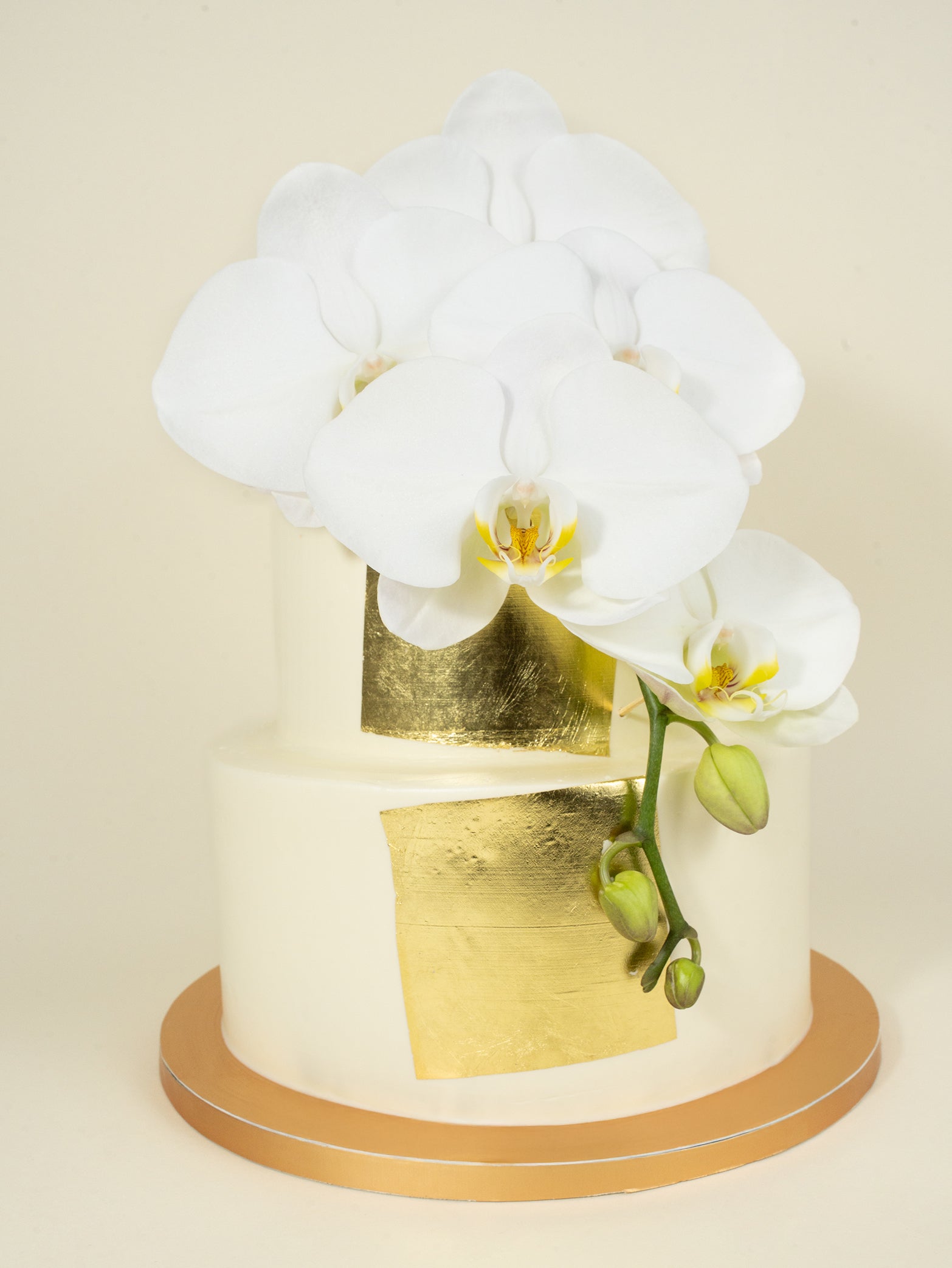 [5 days in advance] Gold Orchid Cake