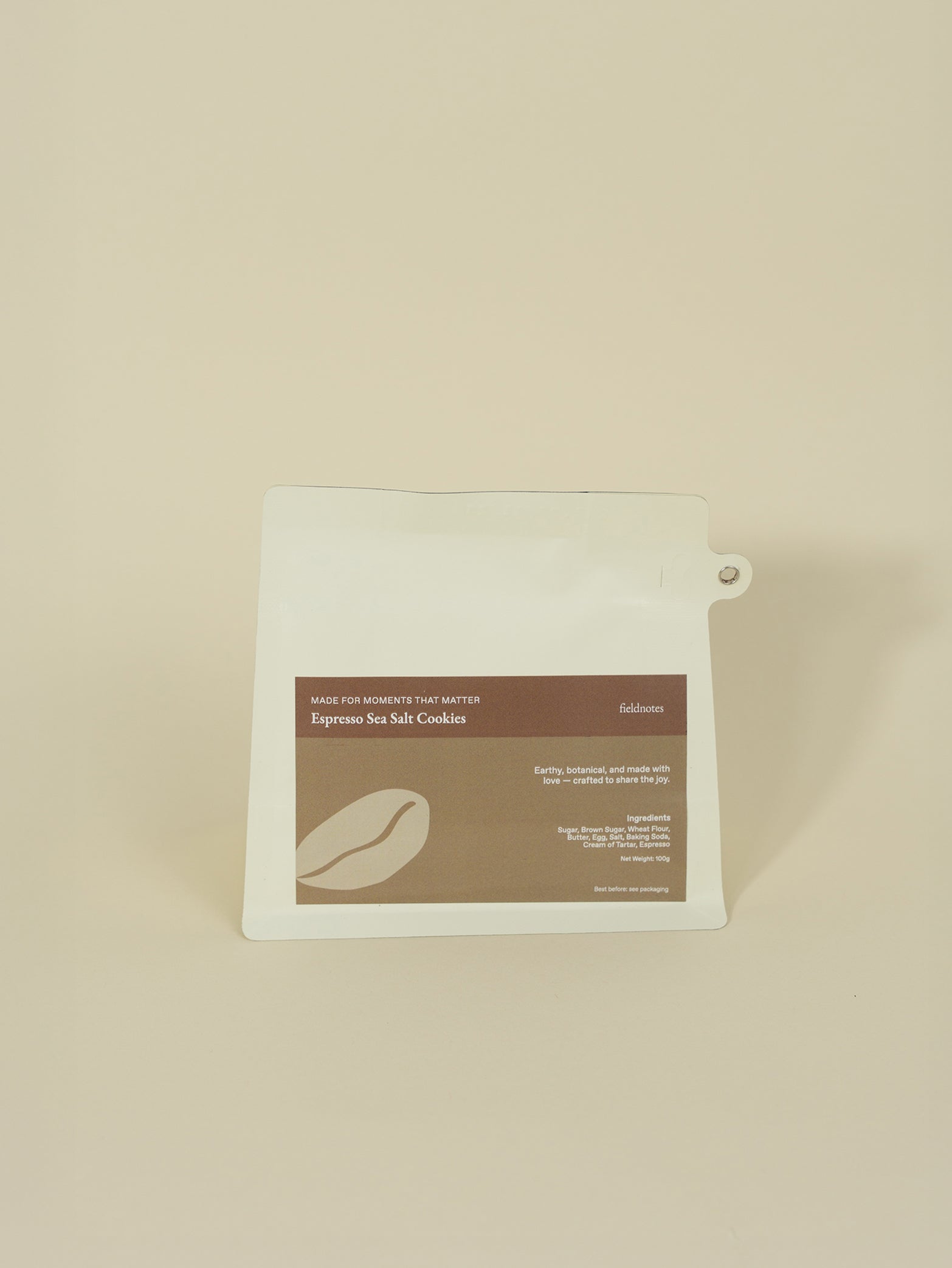 Espresso Sea Salt Chocolate Cookies (Cream Pouch)