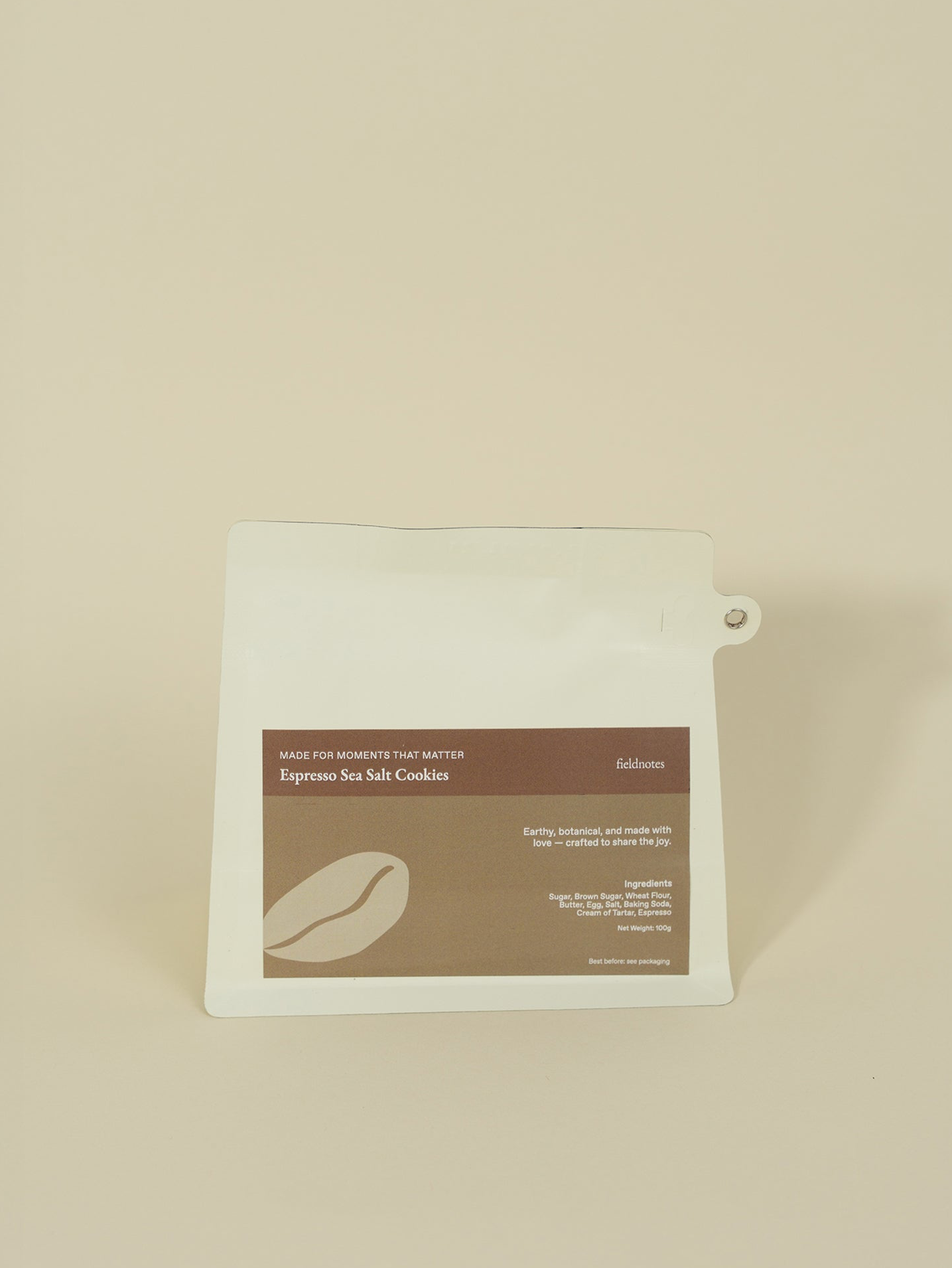 Espresso Sea Salt Cookies (Pouch)