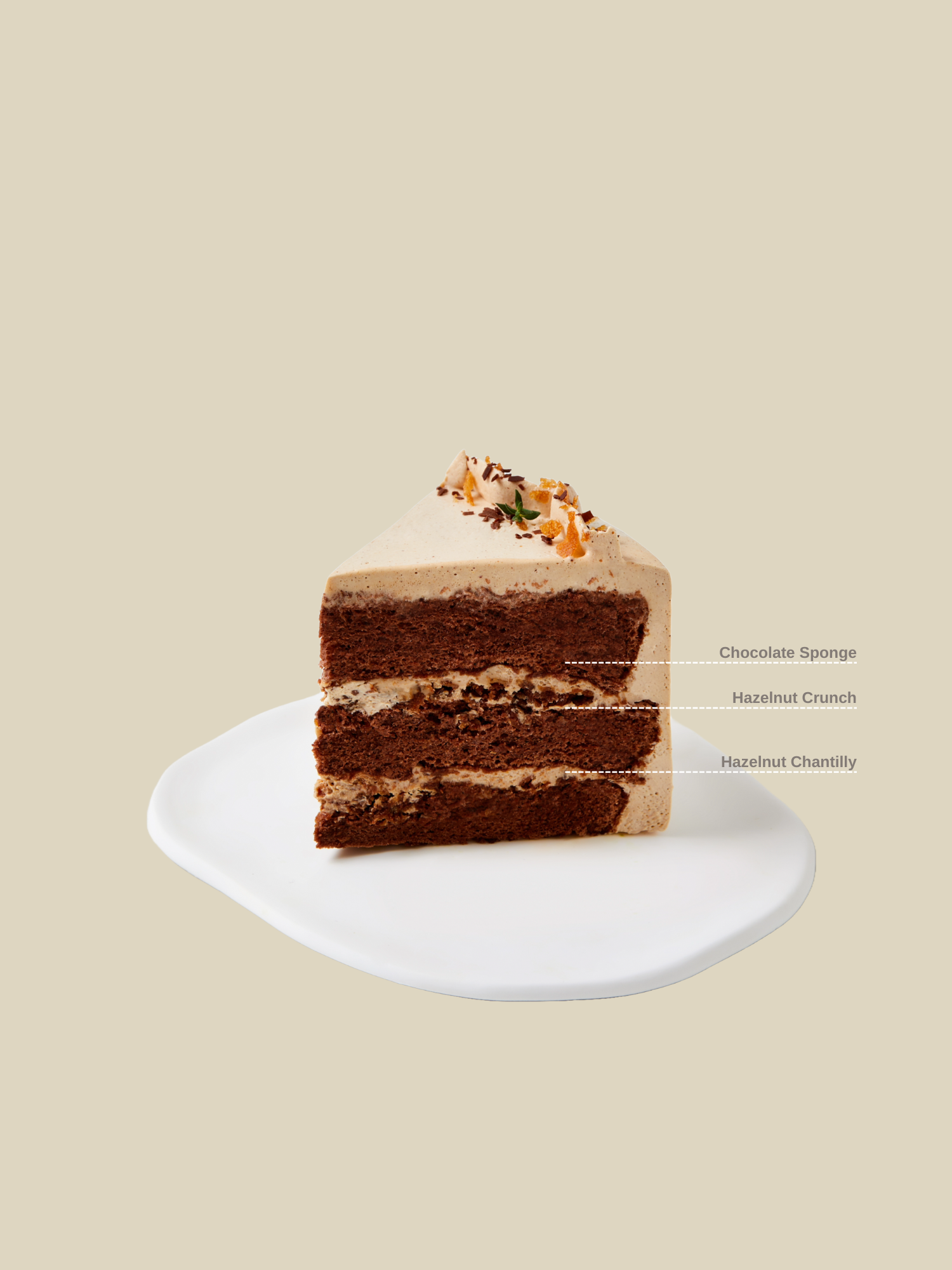 Chocolate Hazelnut Praline Fresh Cream Cake | Fieldnotes Singapore