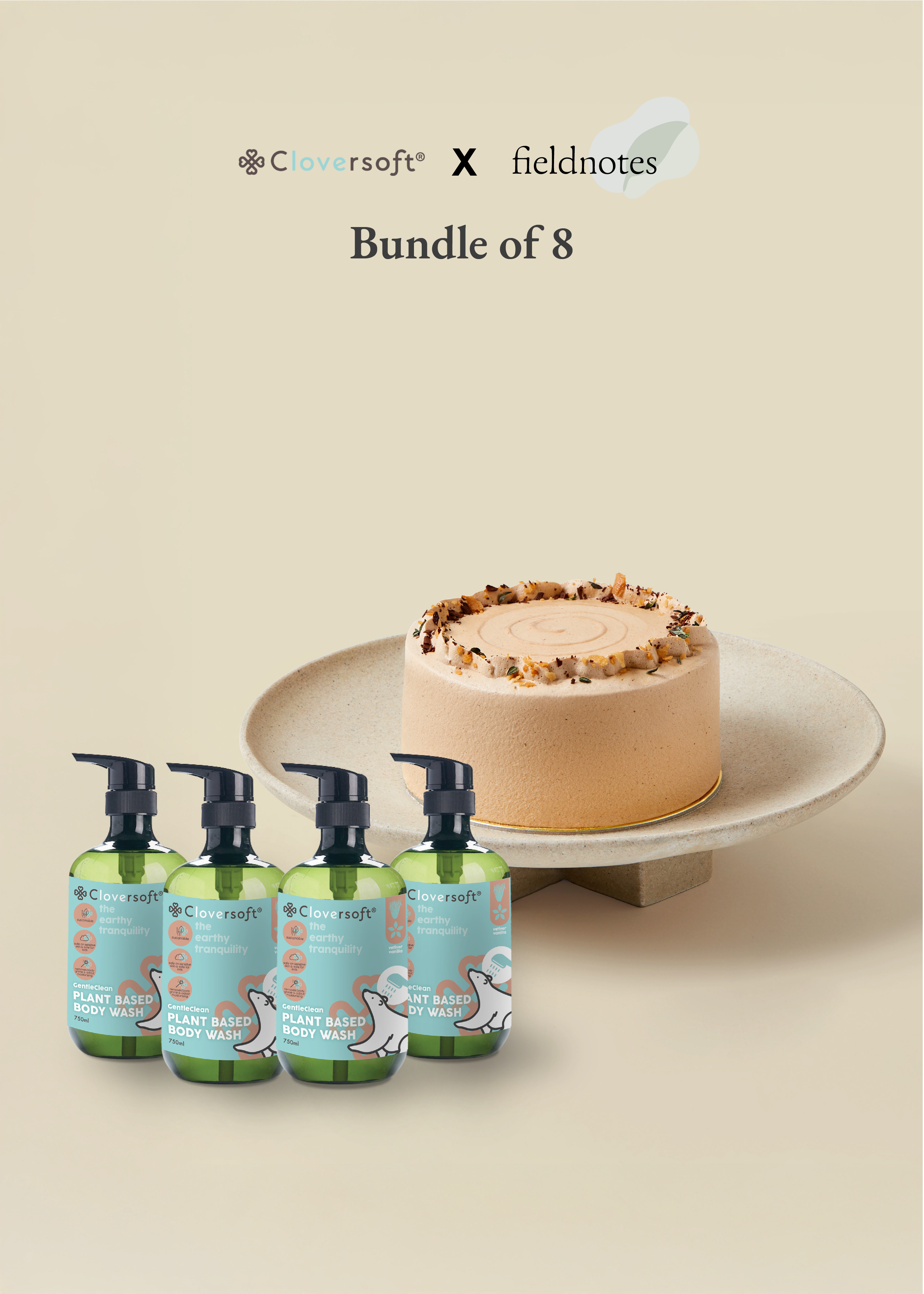 Bundle of 8 | Chocolate Hazelnut Praline x Vetiver & Vanilla