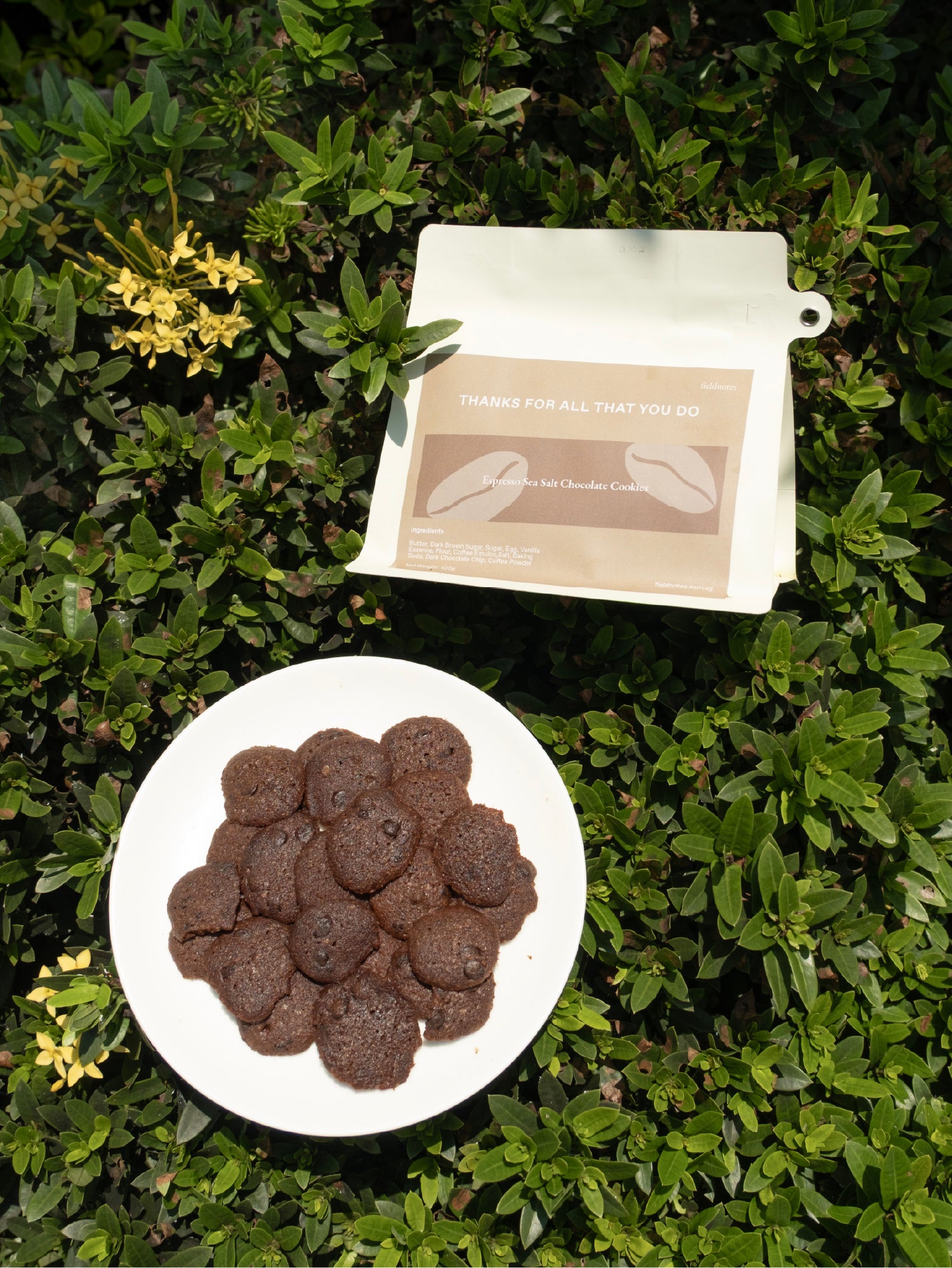 Thanks for All that You Do | Espresso Sea Salt Cookies