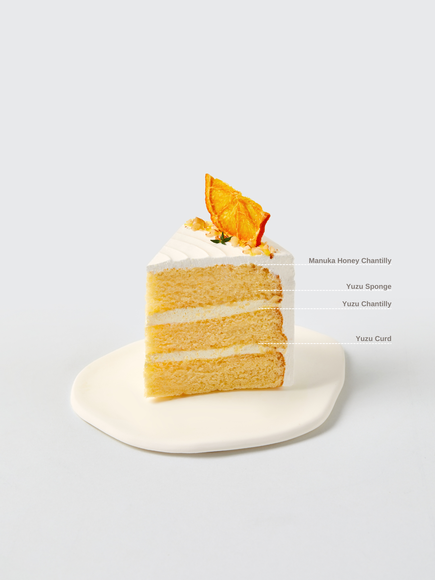 Honey Yuzu Fresh Cream Cake | Fieldnotes Singapore