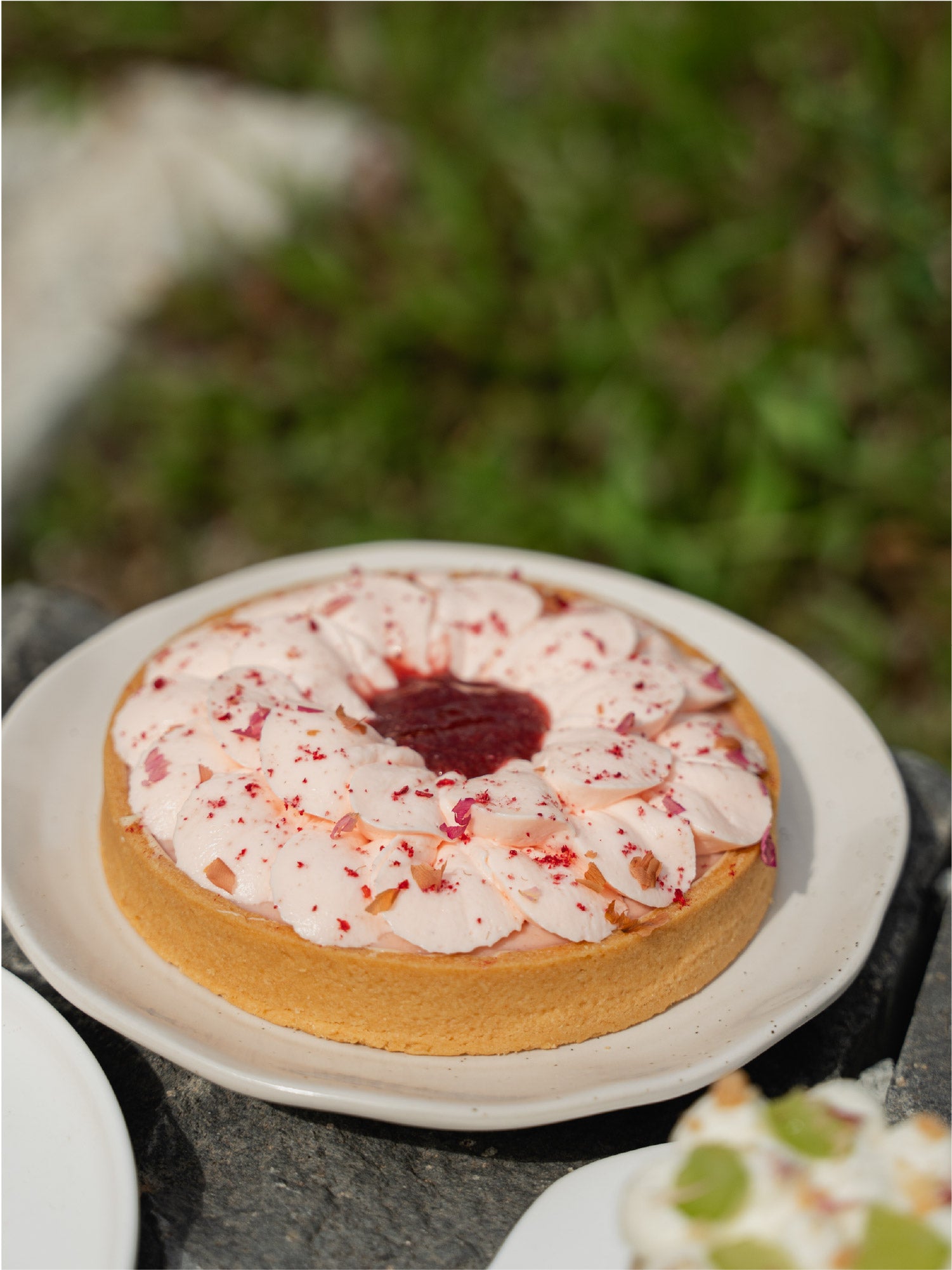 Strawberry Rose Tart (Whole)