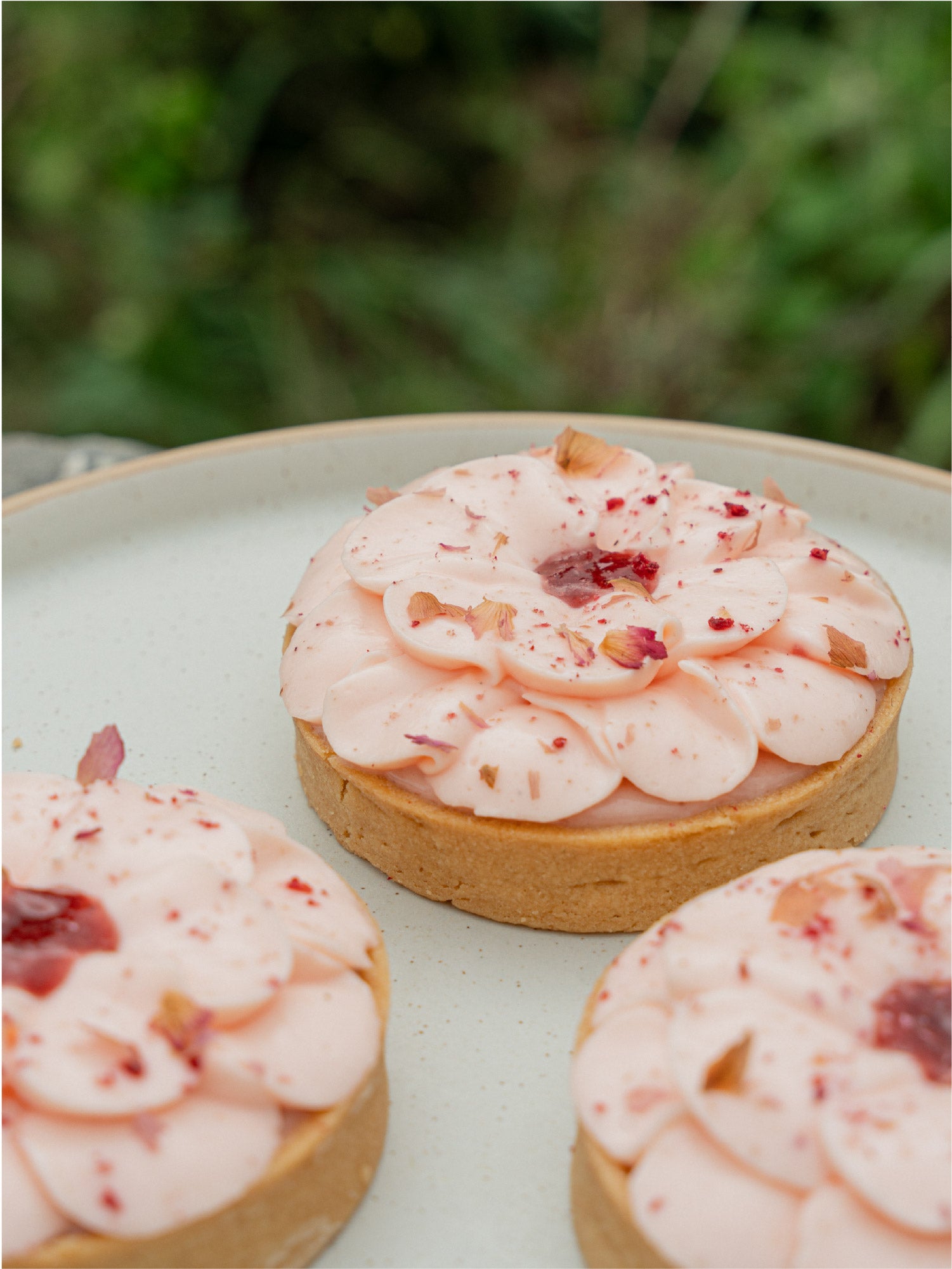 Strawberry Rose Tart (Box of 3)