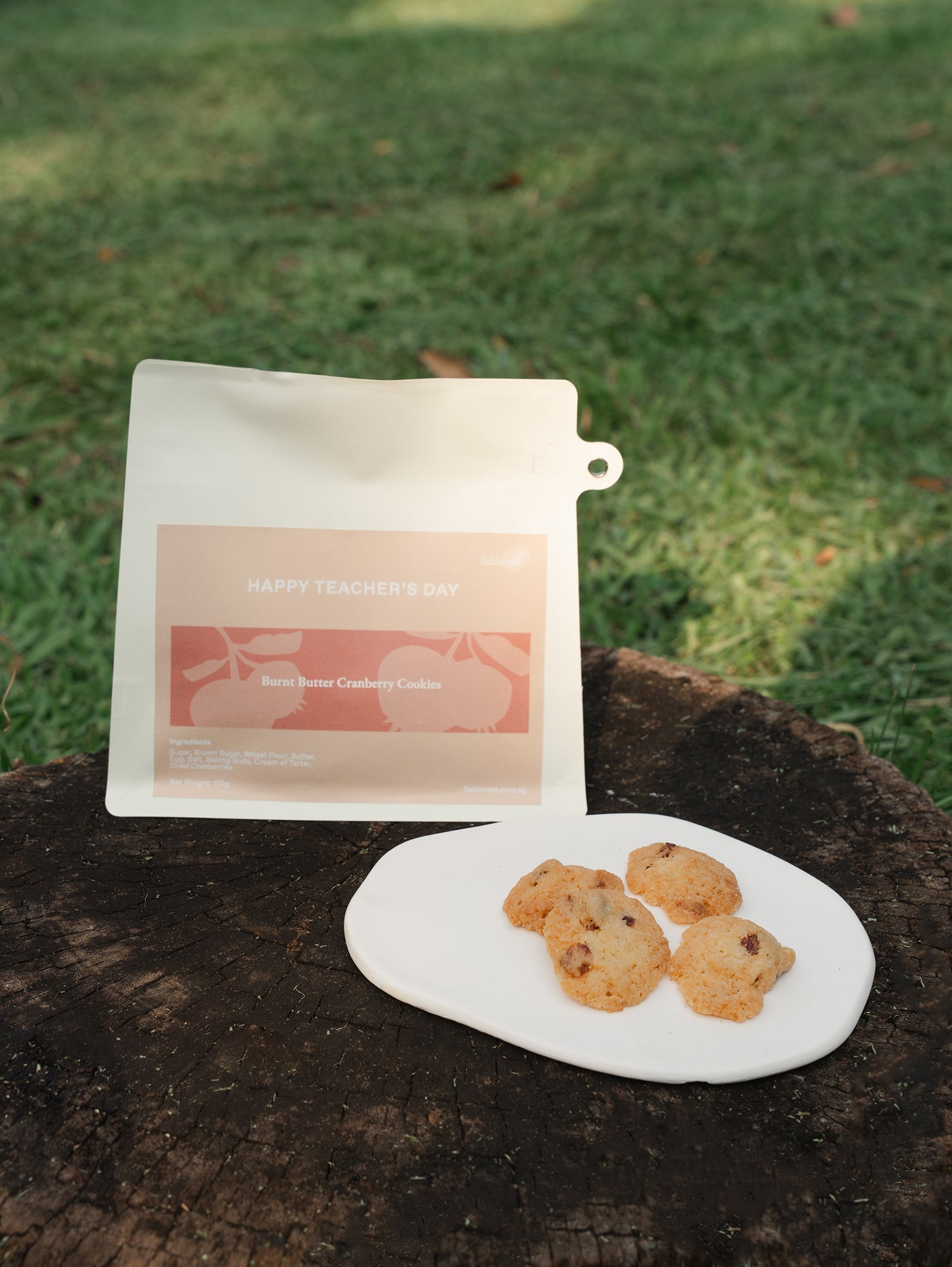Teacher's Day special - Burnt butter cranberry cookies, available for online delivery in Singapore