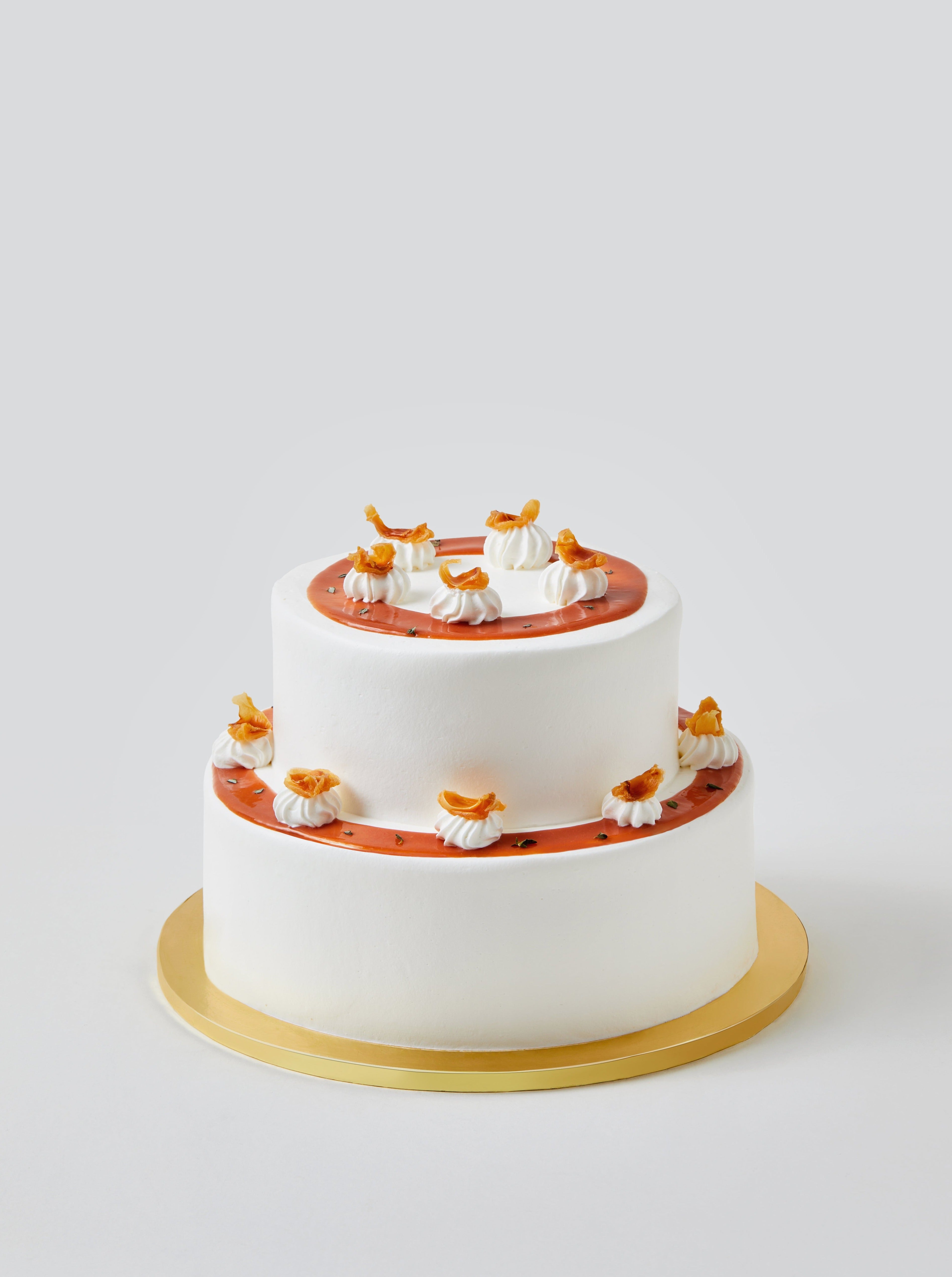 Guava Lychee Two Tier Cake