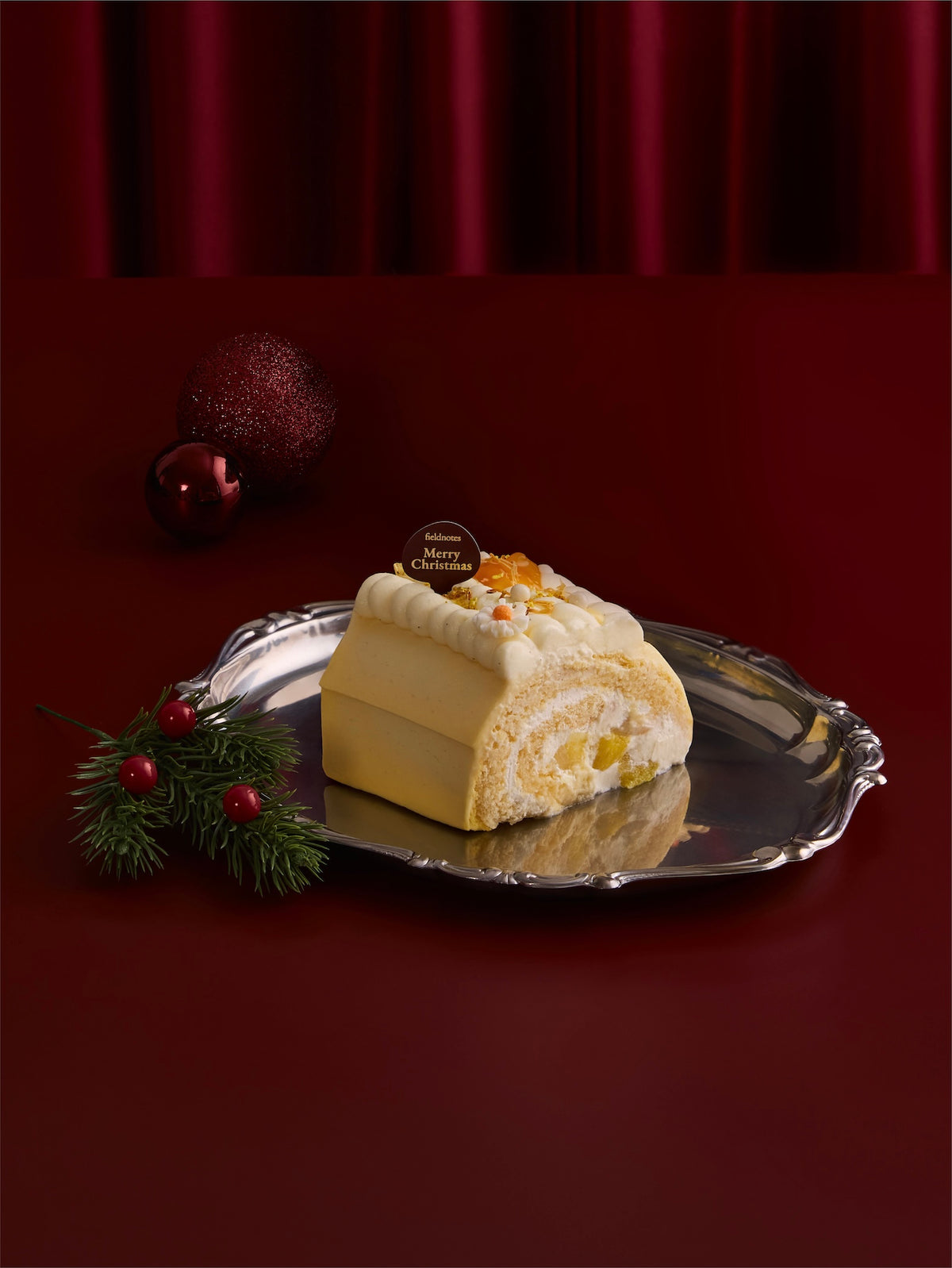 Mango Yuzu Log Cake | Christmas Exclusive
