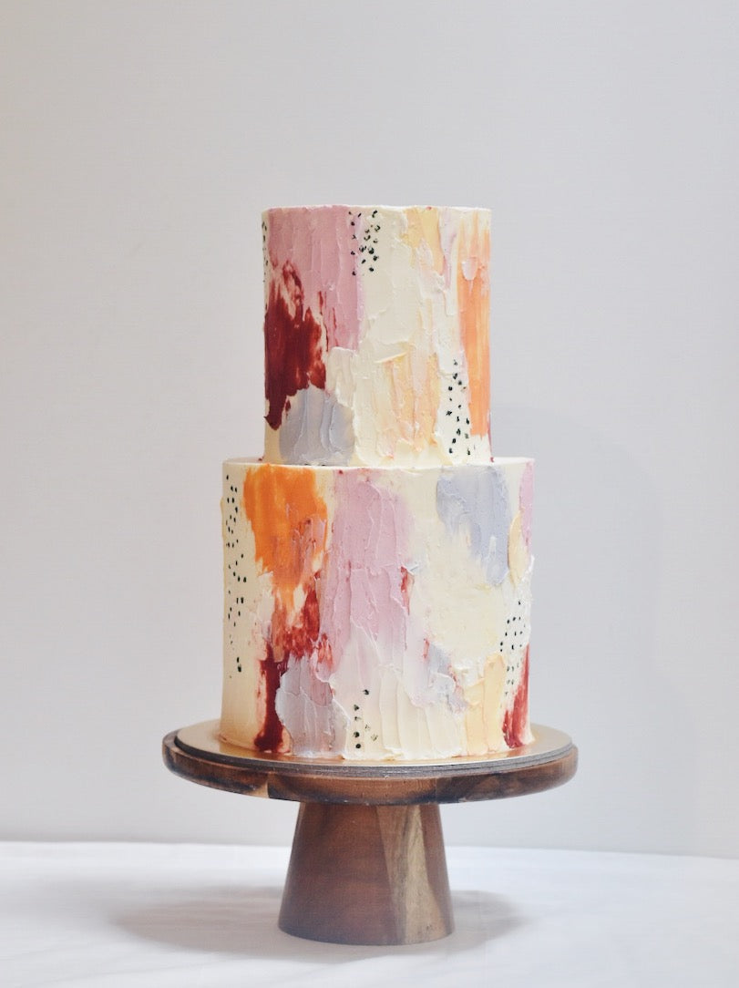 Customised Abstract Painting Cake - Cakes. Sweets. Dessert Bars- Zee & Elle