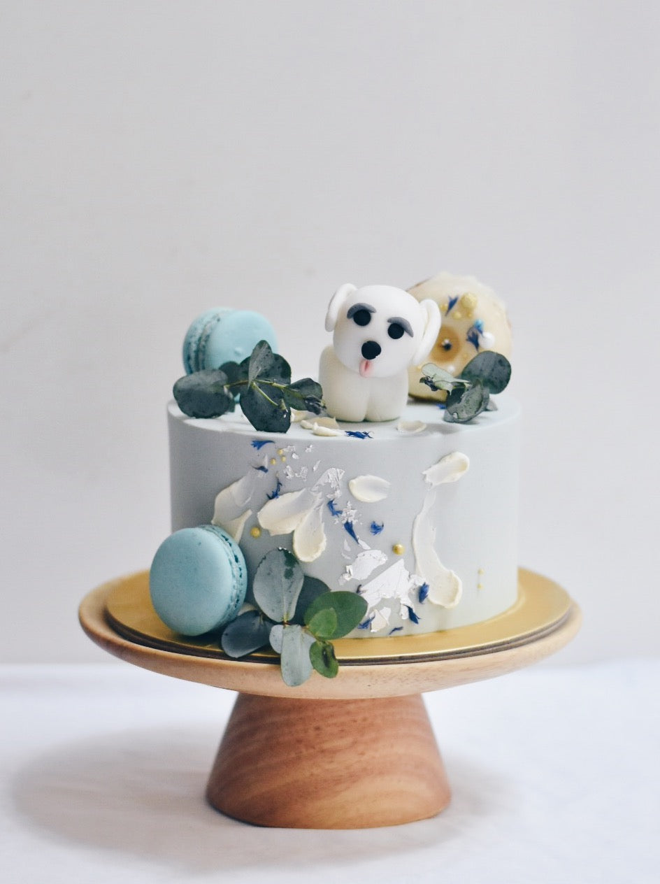 Online Abstract Petal Dog Cake | Cakes. Sweets. Dessert Bars- Zee & Elle