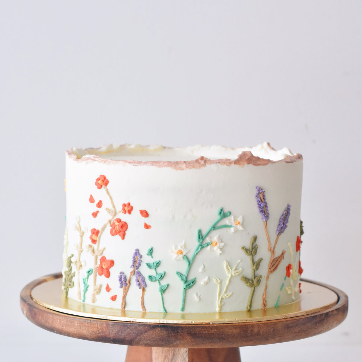 Wild Rose Garden Wedding Cake - Rosalind Miller Cakes