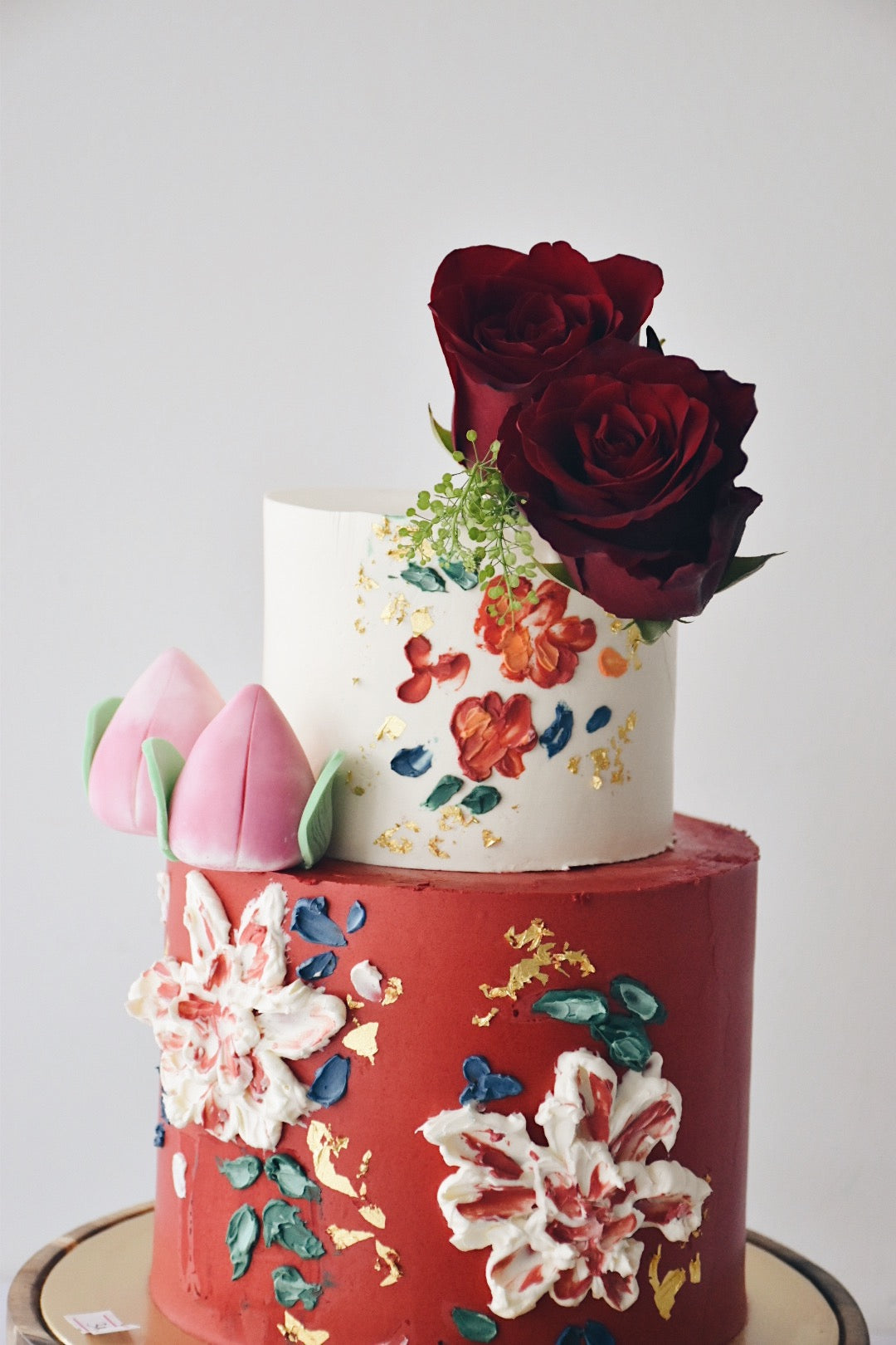 Customised Longevity Hand Painted Birthday Cake - Cakes. Sweets. Dessert Bars- Zee & Elle
