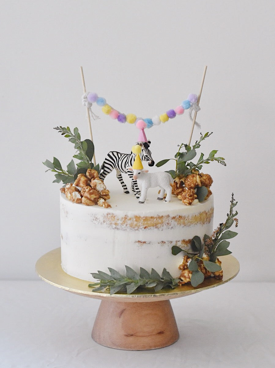 Online Pom Pom Animal Cake | Cakes. Sweets. Dessert Bars- Zee & Elle