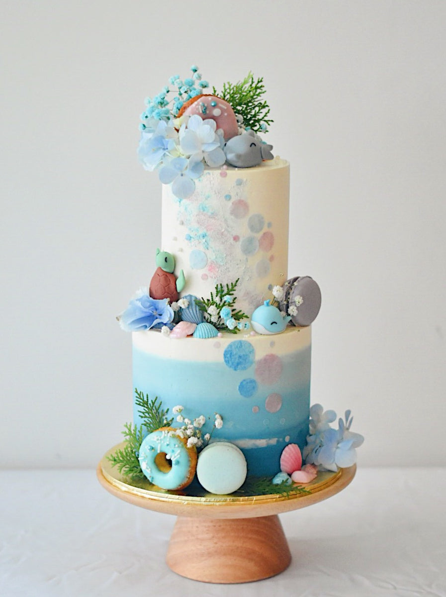 Under the Sea Cake | Order Ocean theme cake by Kukkr Home Bakers