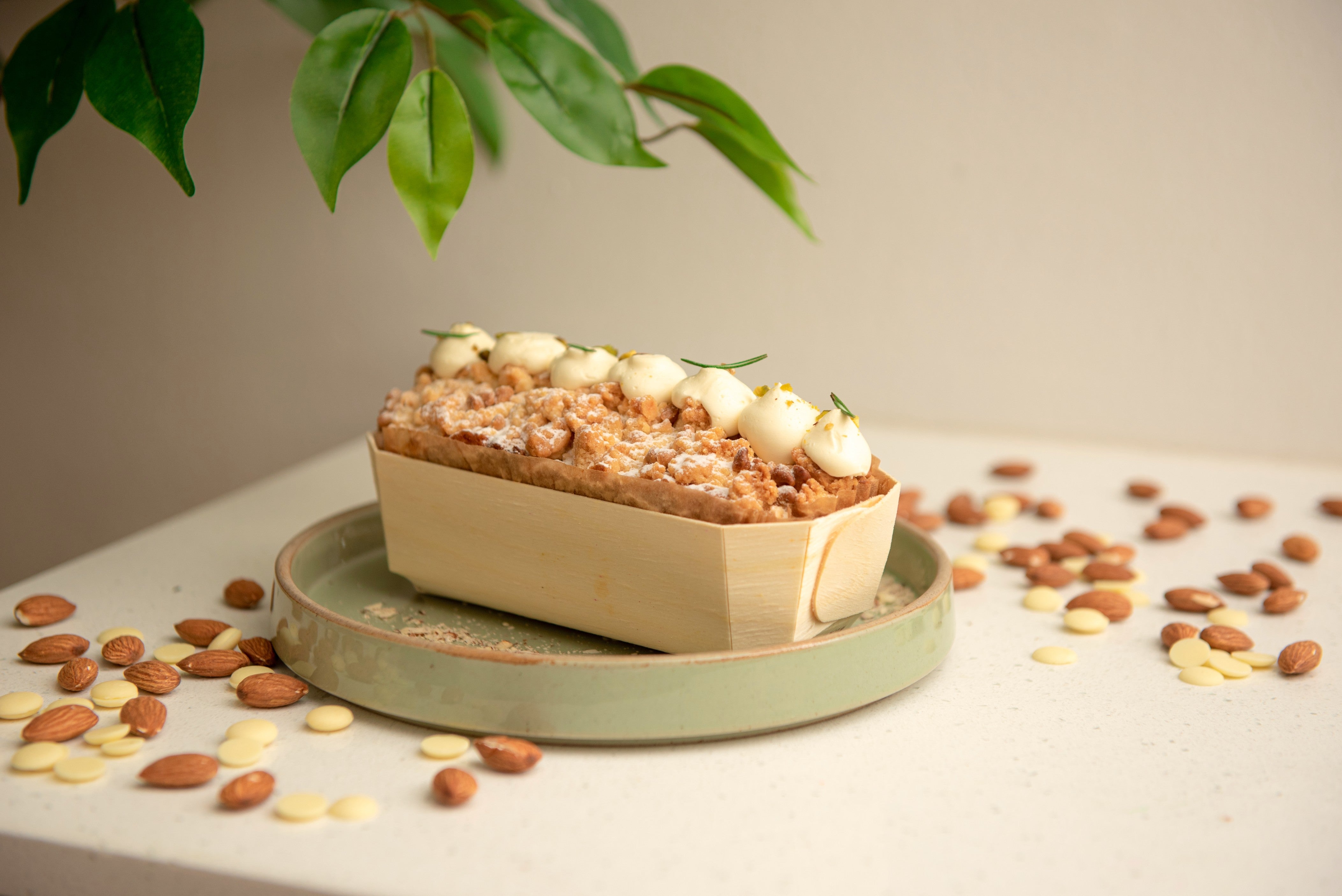 White Chocolate Almond Loaf | Zee & Elle